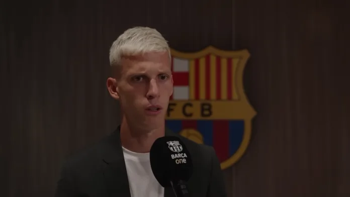 Dani Olmo FC Barcelona – fremtiden hans avgjøres snart.